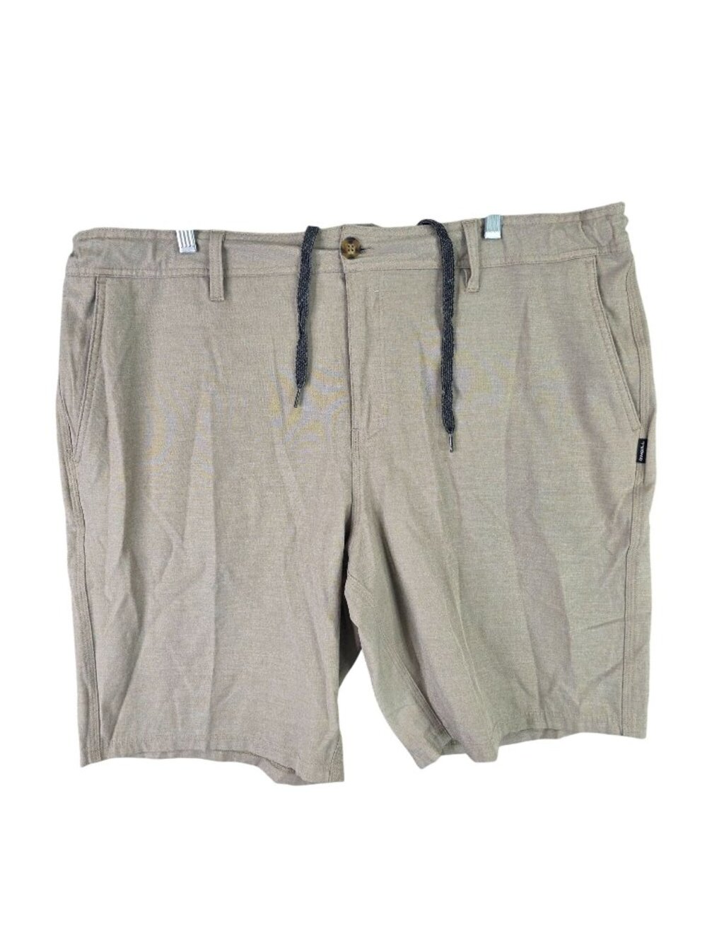 Mens ONeill Hybrid Hyperfreak Stretch Relaxed Fit Khaki Shorts 10.5" Inseam 40